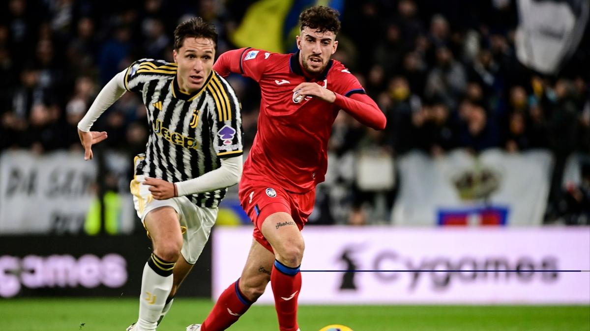 Juventus, sahasnda Atalanta'ya takld