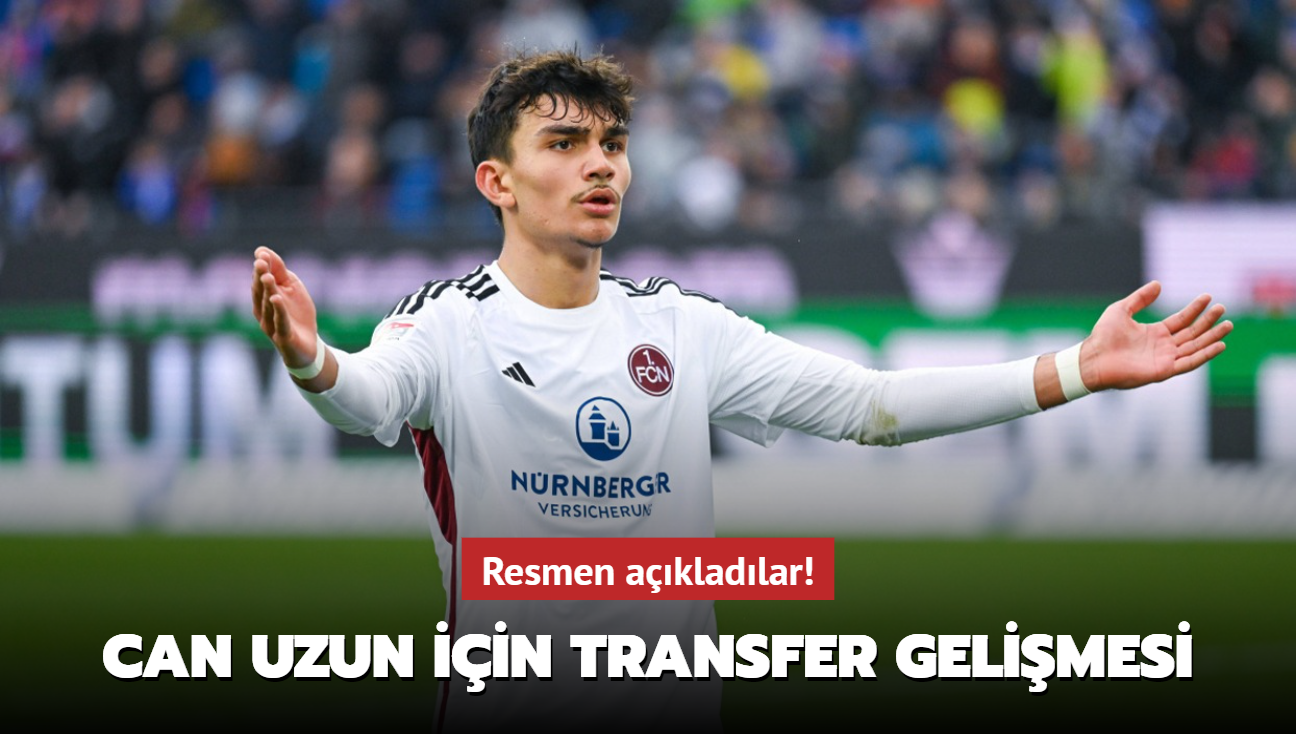 Resmen akladlar! Can Uzun iin transfer gelimesi