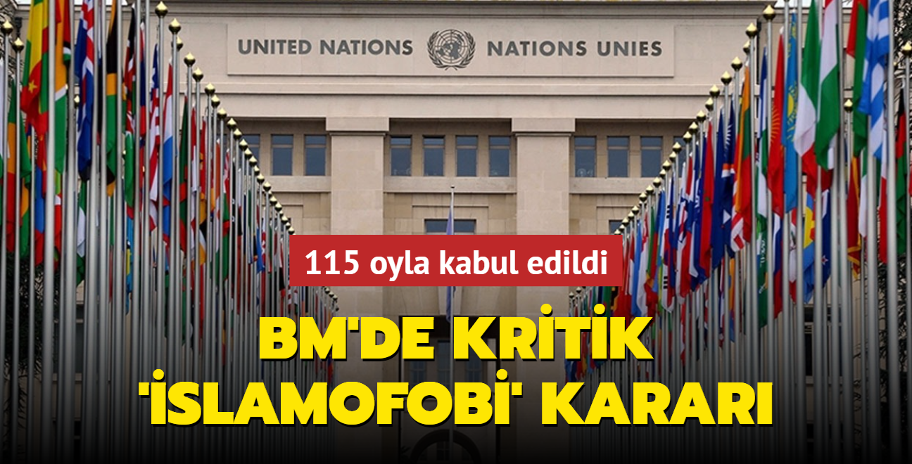 BM'de kritik 'slamofobi' karar: 115 oyla kabul edildi