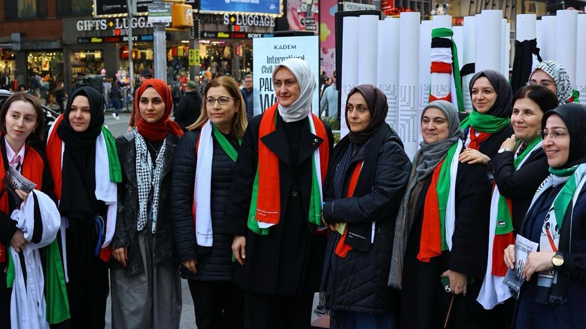 KADEM Times Meydan'nda: Filistinli kadnlarn yanndayz
