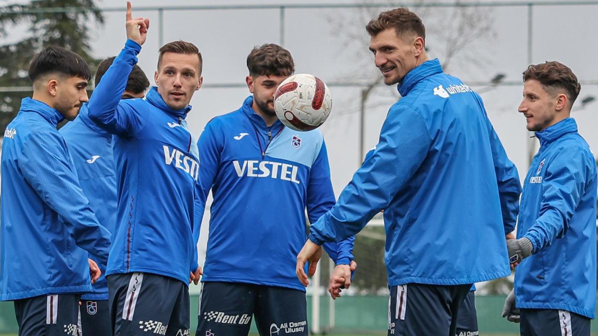 Trabzonspor'da Fenerbahe ma ncesi Thomas Meunier gelimesi