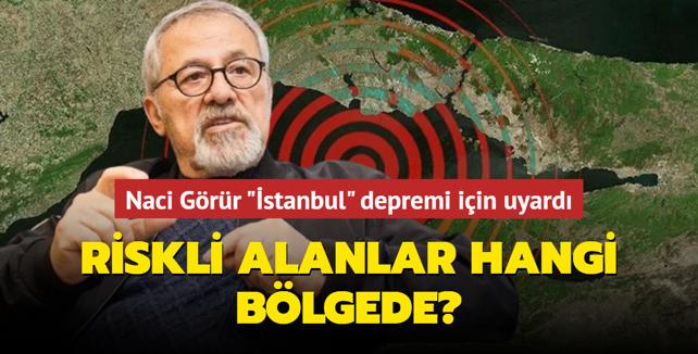 Prof Dr Naci G R R Stanbul Depremi I In Uyard Riskli Alanlar Hangi B Lgede