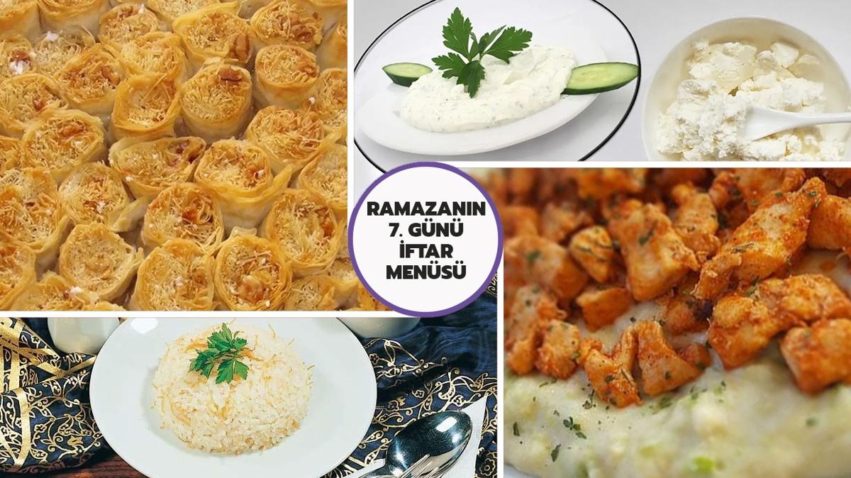 Bugnk iftar mens! Misafire zel mende yok yok! Beendili tavuk ve yufkal kadayf tarifi