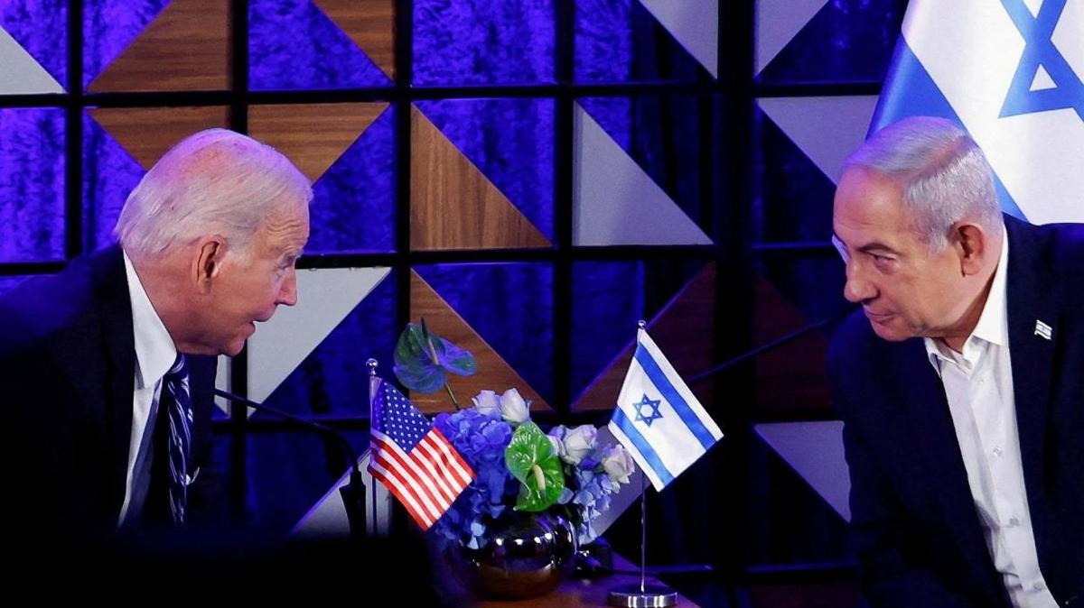 ABD Bakan Joe Biden refah igal israil gazze fotoraflar resimleri