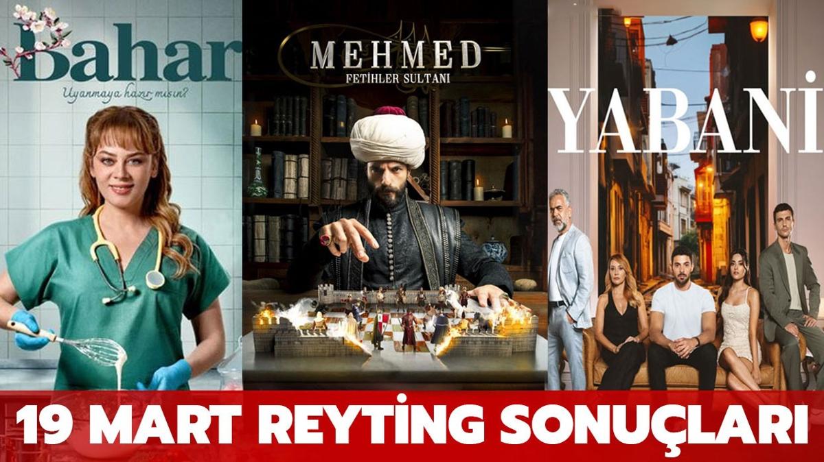 19 Mart reyting sonular | Yabani, Mehmed: Fetihler Sultan, Survivor, Bahar reyting listesi nasl"
