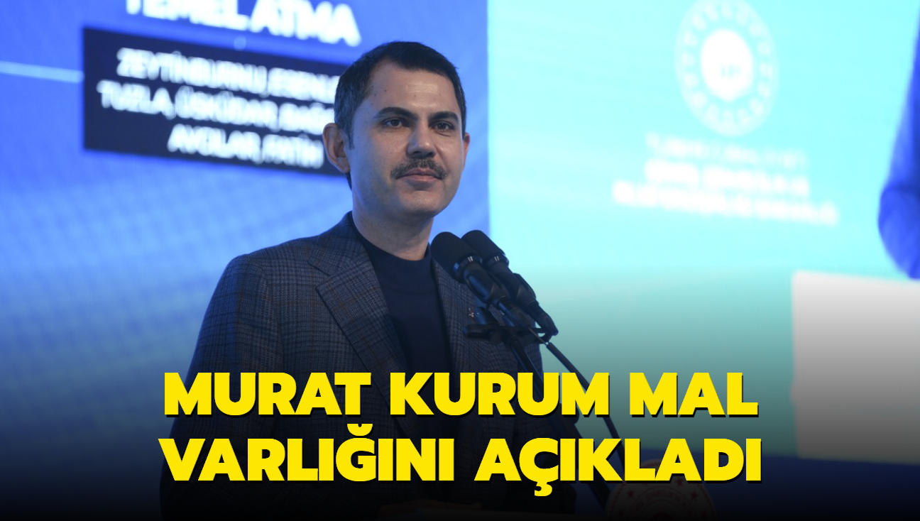AK Parti BB Bakan aday Murat Kurum mal varln aklad