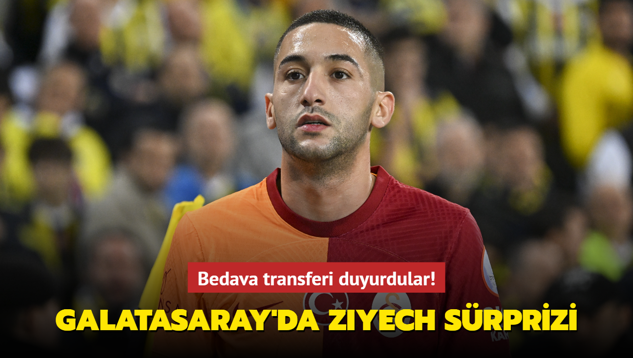 Galatasaray'da Hakim Ziyech srprizi! Bedava transferi duyurdular