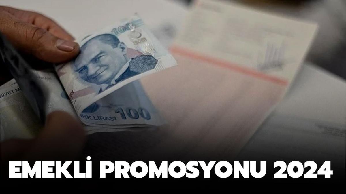 Emekli promosyonu 2024 | Ziraat Bankas, Halkbank, Vakfbank promosyon cretleri ne kadar" 
