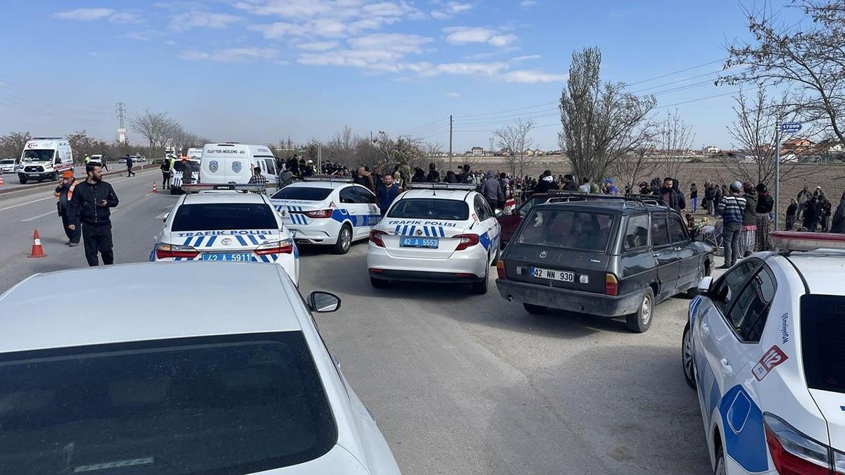 Konya'da feci kaza: Can kayb 5'e kt