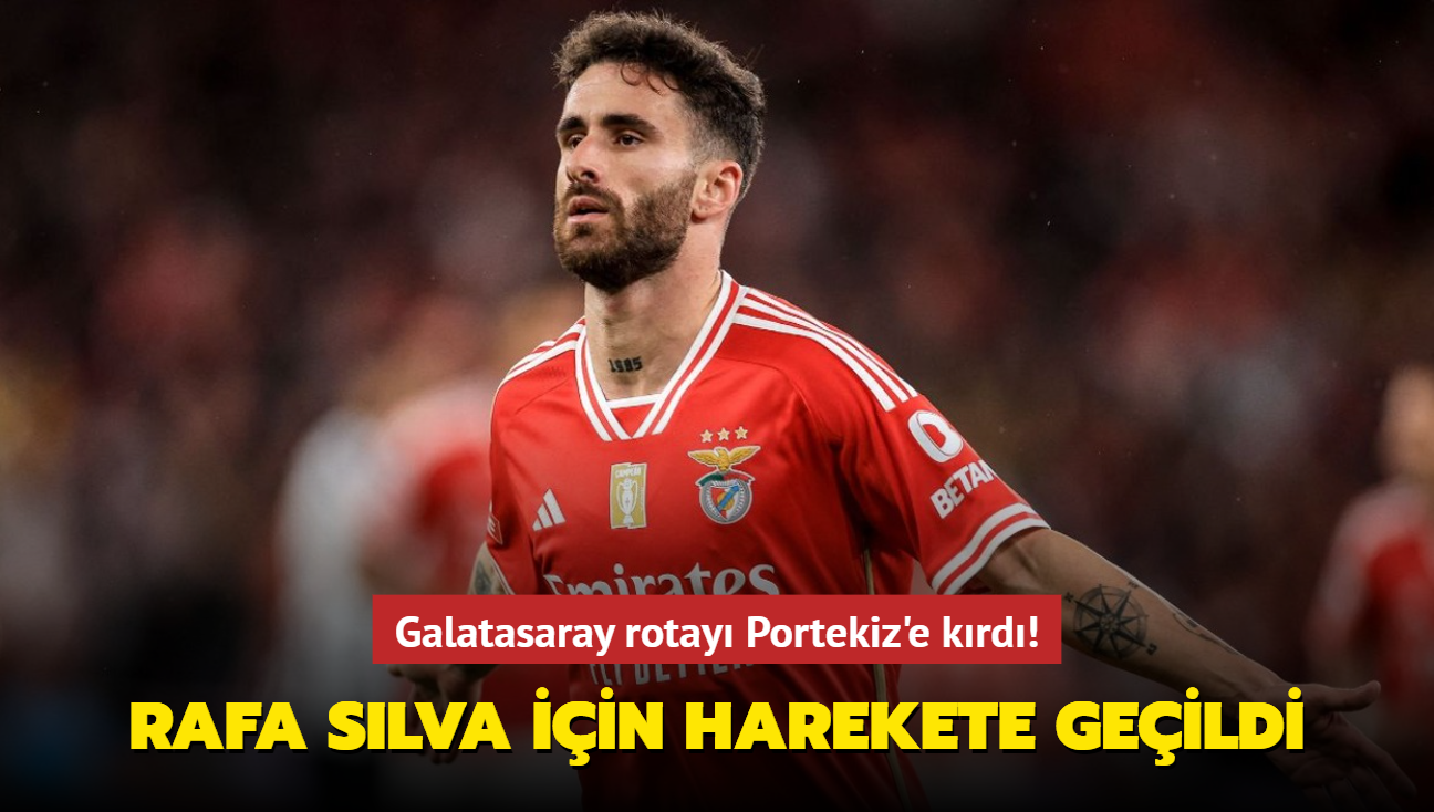 Galatasaray rotay Portekiz'e krd! Rafa Silva iin harekete geildi