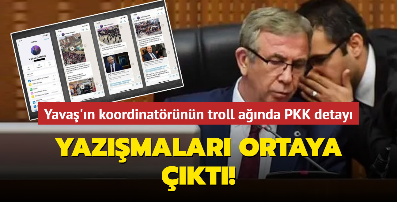 Mansur Yava'n koordinatr Volkan Memduh Gltekin'in troll anda PKK detay: Yazmalar ortaya kt!
