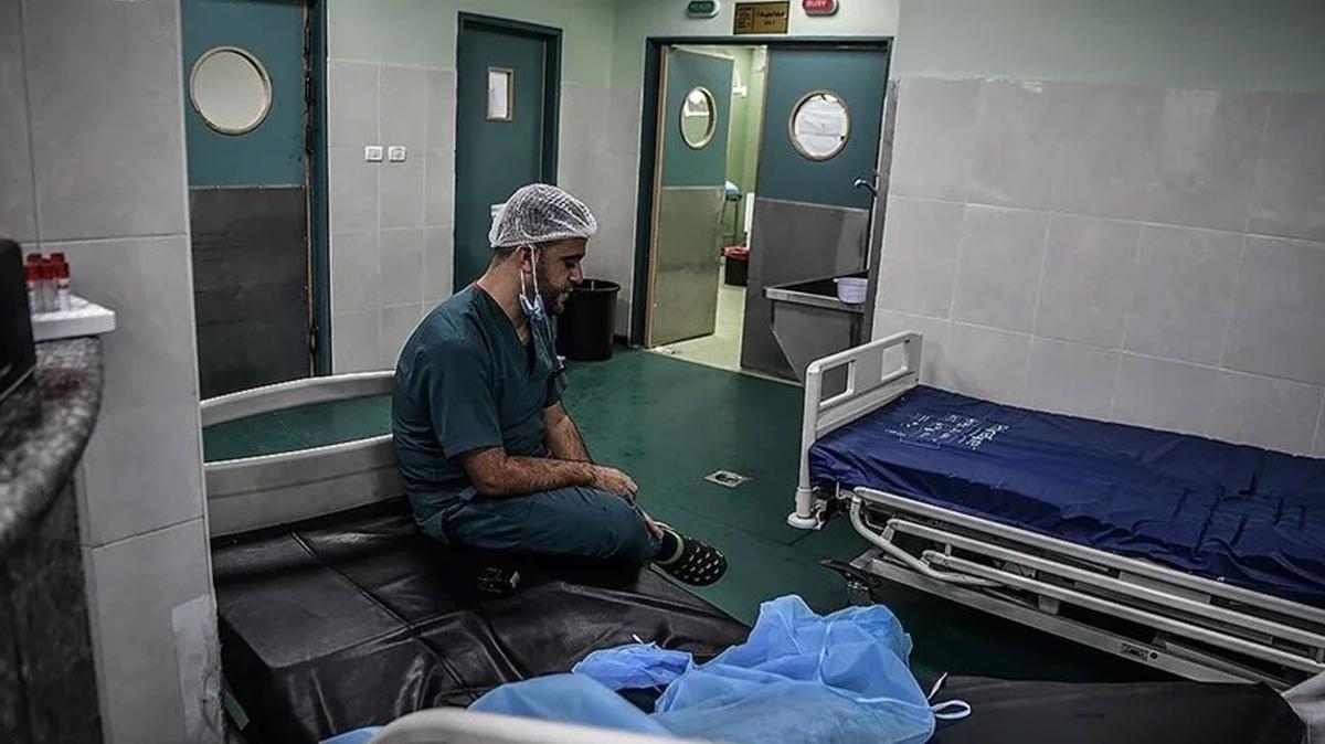 galci srail saldrlarnda Al-Amal Hastanesi hizmet d kald