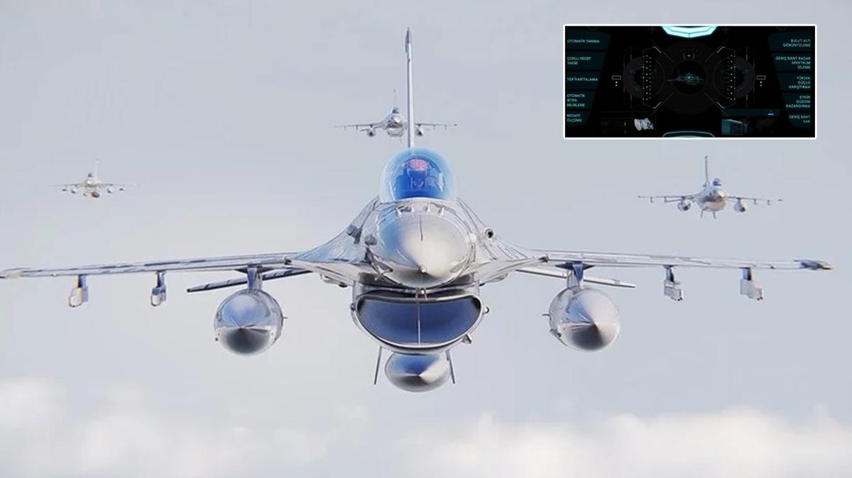 Milli havaclk teknolojilerinde kritik bir adm daha... AESA Uak Burun Radar F-16'ya takld