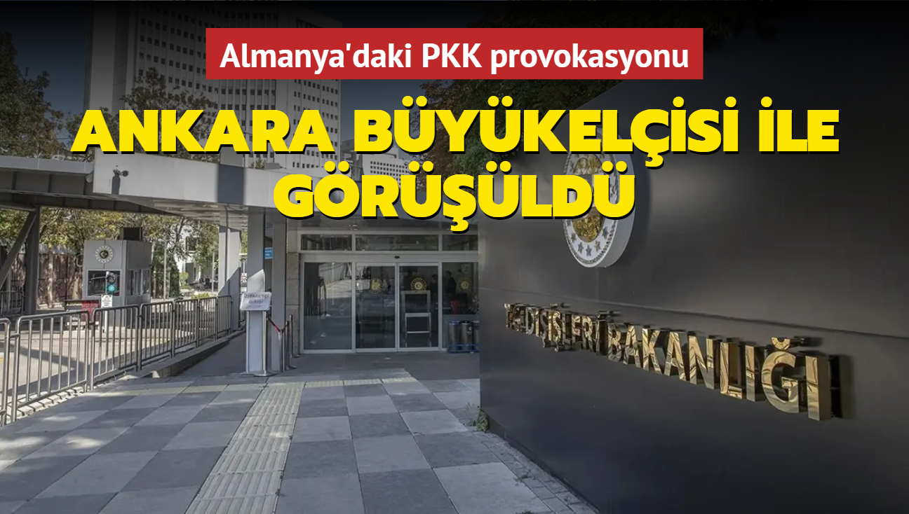 Almanya'daki PKK provokasyonu: Ankara Bykelisi ile grld