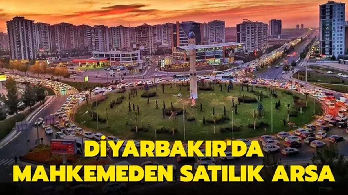 Diyarbakr Kayapnar'da mahkemeden satlk arsa!