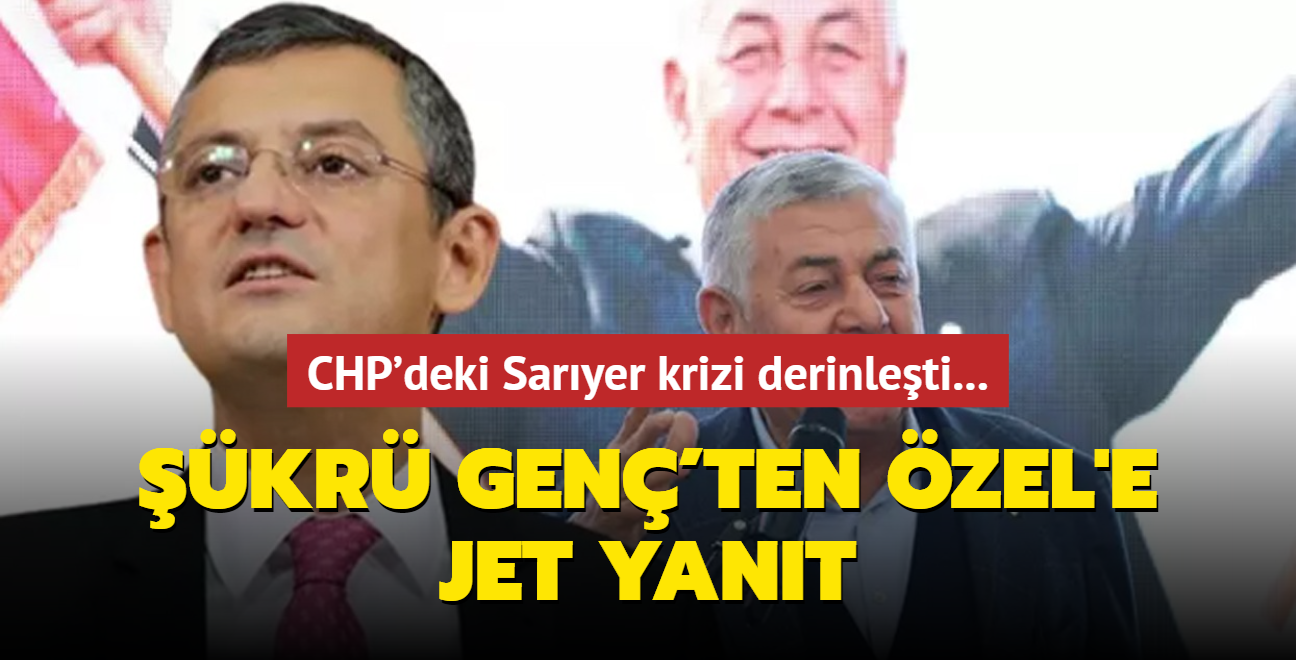 Seime iki gn kala CHP'deki Saryer krizi derinleti... kr Gen'ten zel'e jet yant geldi