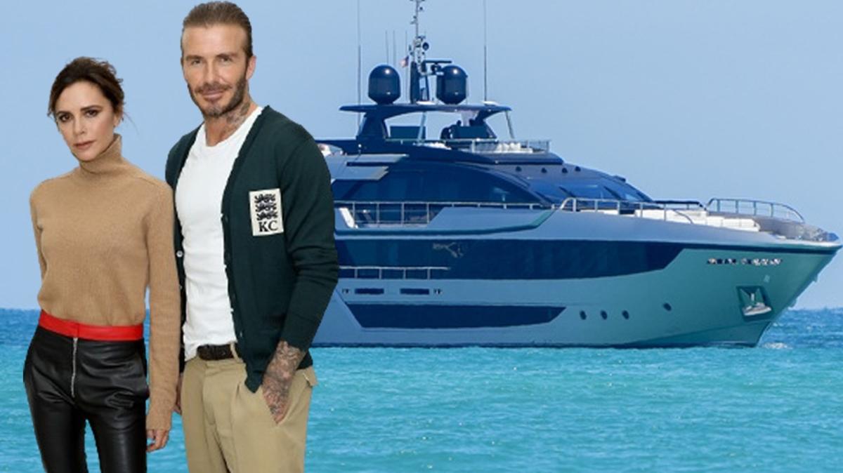 David Beckham ve Victoria Beckham'dan ok konuulan ultra lks tatil