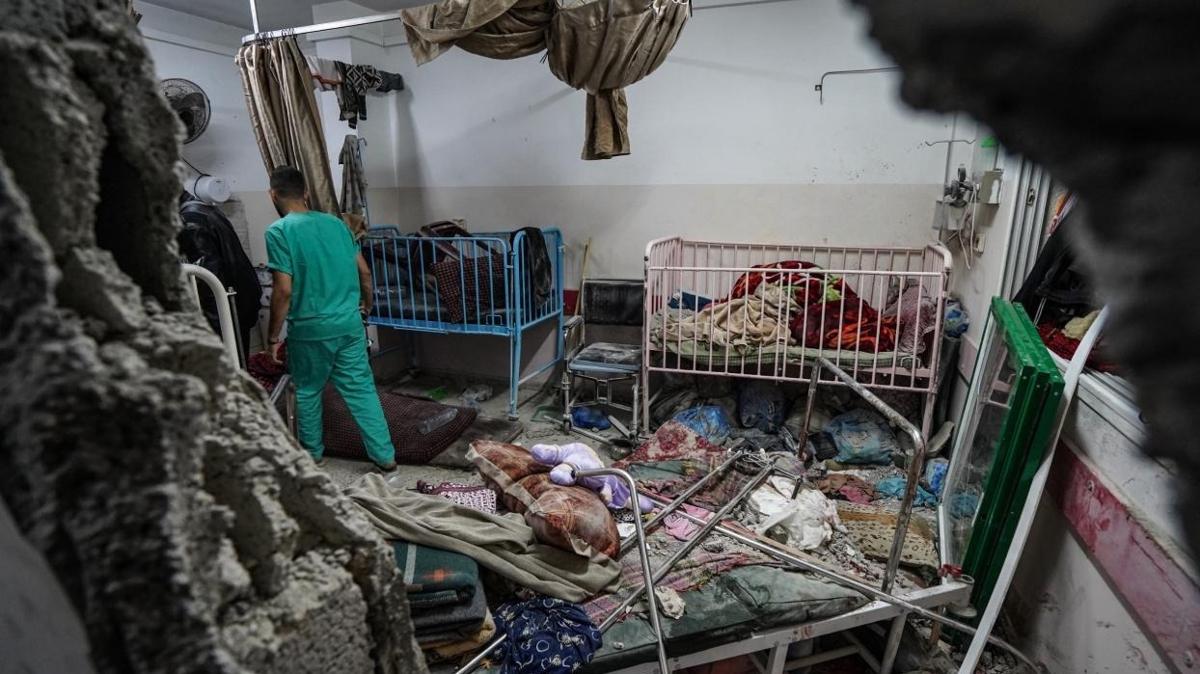 Gazze'deki Salk Bakanl'ndan ar: Nasr Hastanesi yeniden faaliyete geirilsin