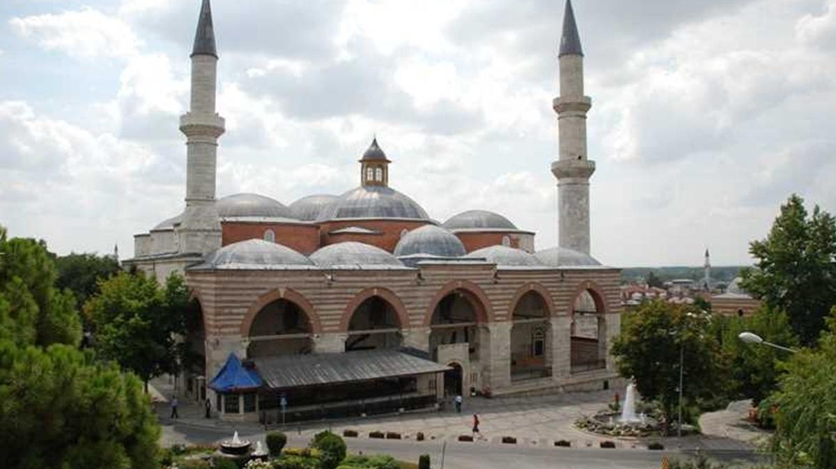 Edirne Eski Cami'de "Sakal- erif" ziyarete alacak