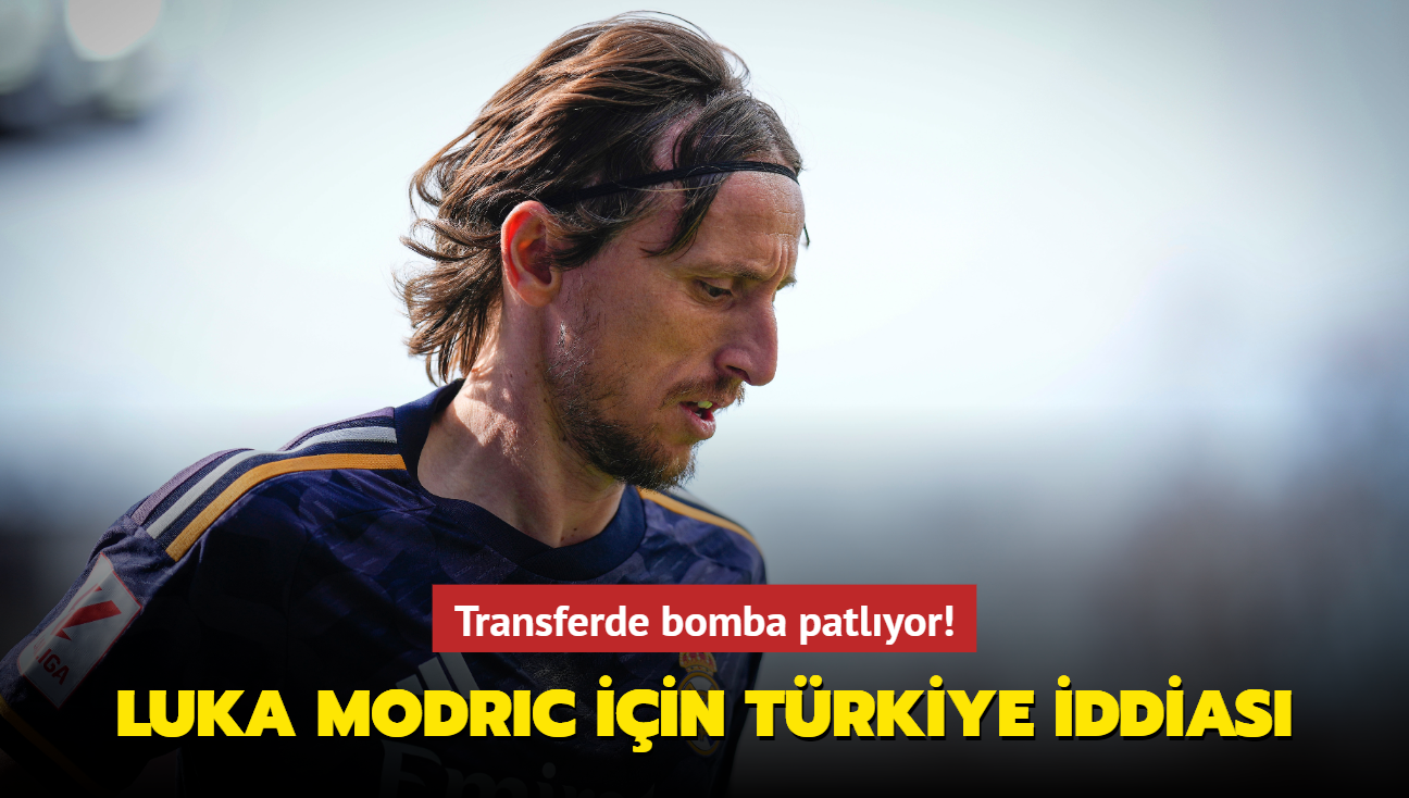 Luka Modric iin Trkiye iddias! Transferde bomba patlyor