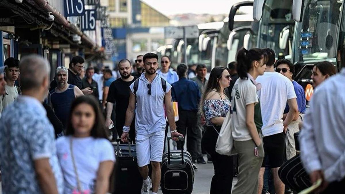 otogar bayram younluk fotoraflar resimleri