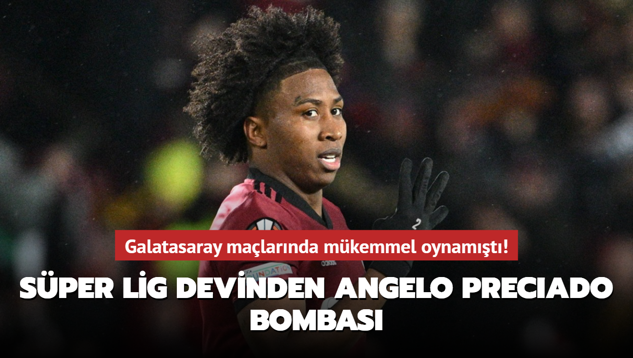 Galatasaray malarnda mkemmel oynamt! Sper Lig devinden Angelo Preciado bombas