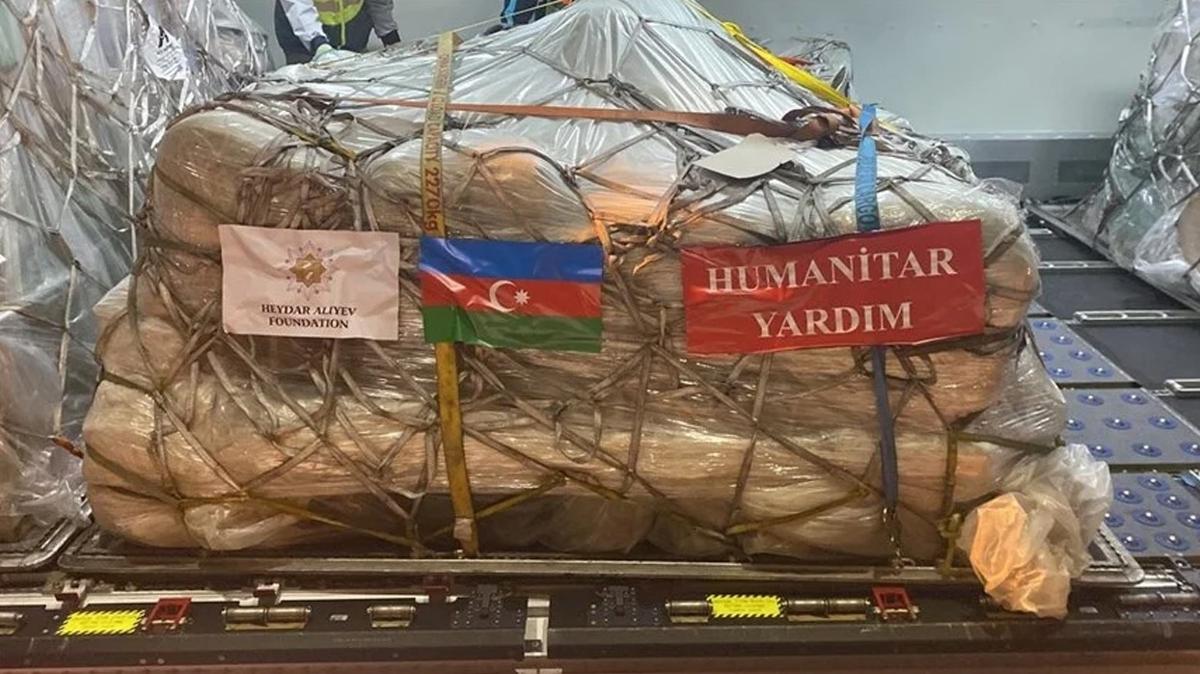 Azerbaycan'dan deprem blgesine destek