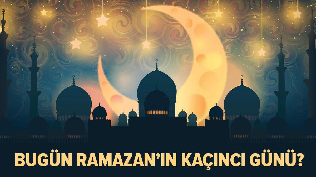 Bugn Ramazan'n kanc gn" 8 Nisan 2024 orucun bitmesine ka gn kald"