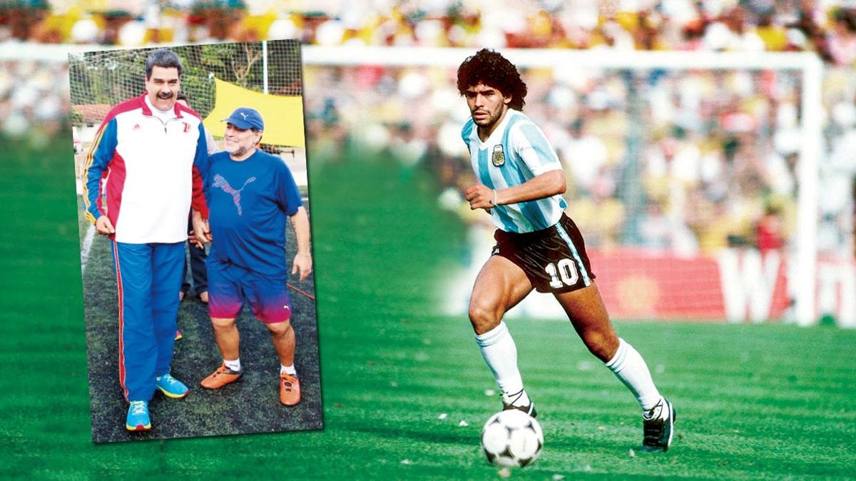 Venezuela Devlet Bakan Maduro'dan Maradona iddias! "ldrldne inanyorum"