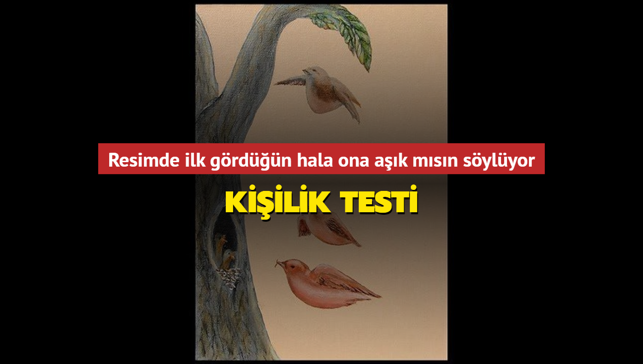 Resimde ilk grdn hala ona ak msn sylyor! Kiilik testi