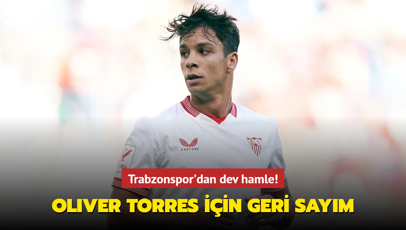 Trabzonspor'dan dev hamle! Oliver Torres iin geri saym