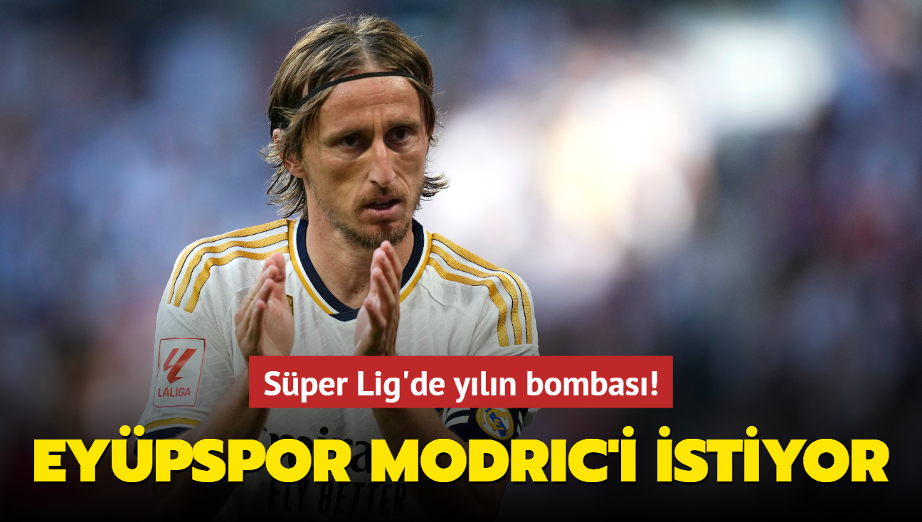 Sper Lig'de yln bombas! Eypspor, Luka Modric'i istiyor
