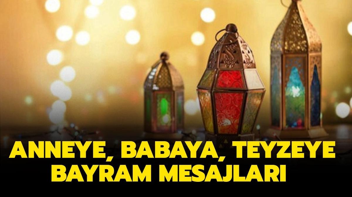 Ramazan Bayram iin farkl mesaj seenekleri | Anneye, babaya, teyzeye, halaya, amcaya bayram mesajlar 