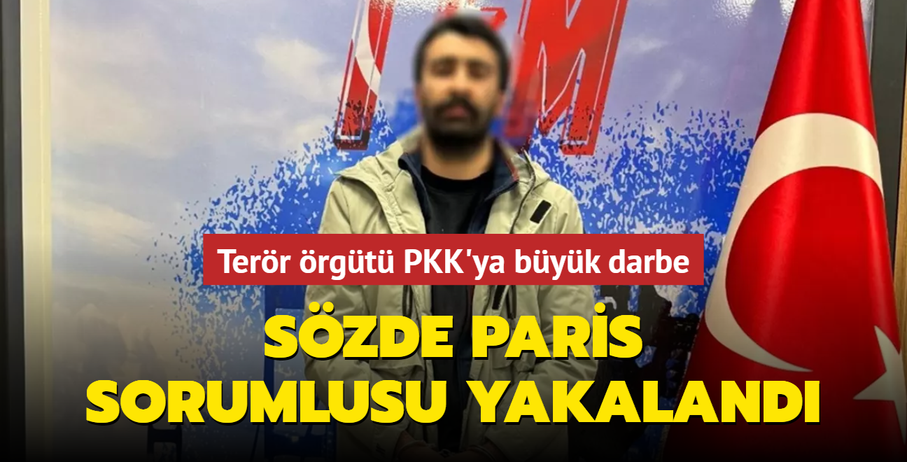 nterpol krmz bltenle aryordu! PKK/KCK'nn szde Paris sorumlusu yakaland