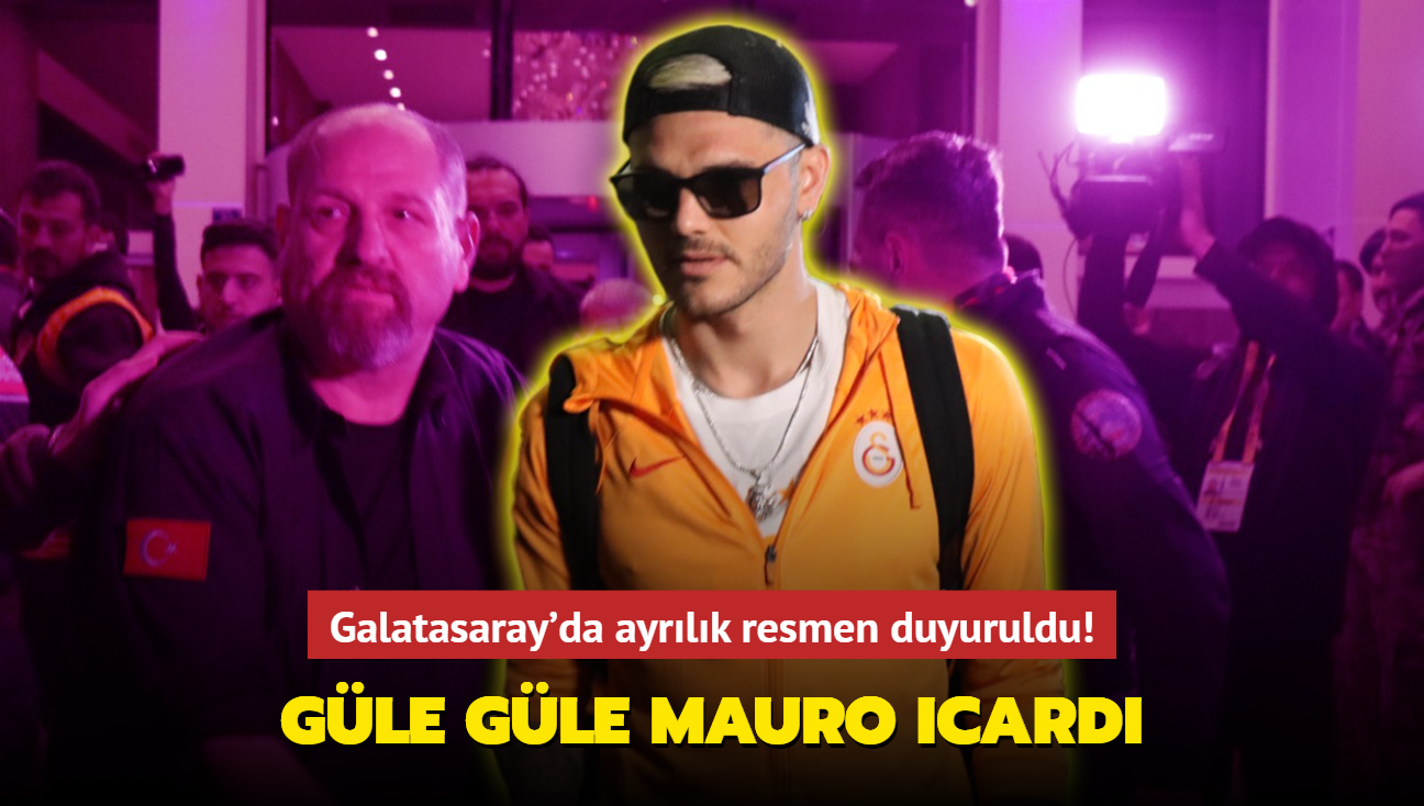 Gle Gle Mauro Icardi! Galatasaray'da ayrlk resmen duyuruldu...
