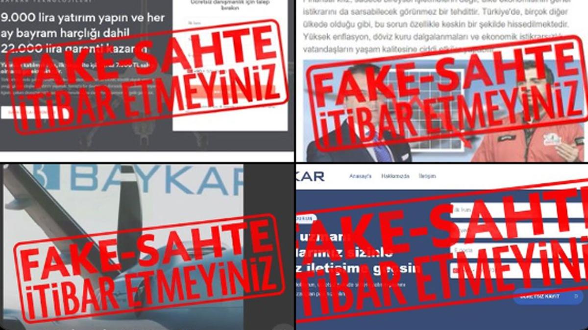 Baykar yatrm dolandrclna kar uyard!