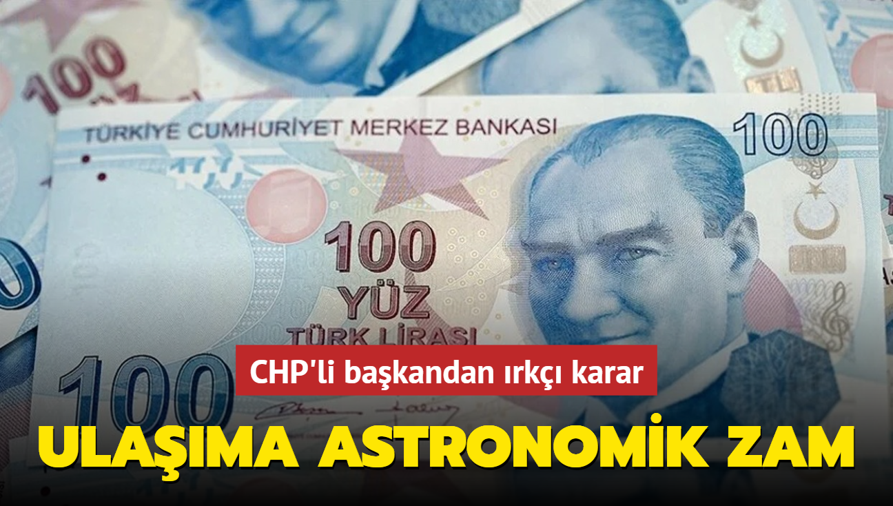 CHP'li bakandan rk karar: Ulama astronomik zam