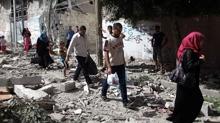 Gazze hkmeti srail'in 2 beldede Filistinlileri ge zorladn duyurdu
