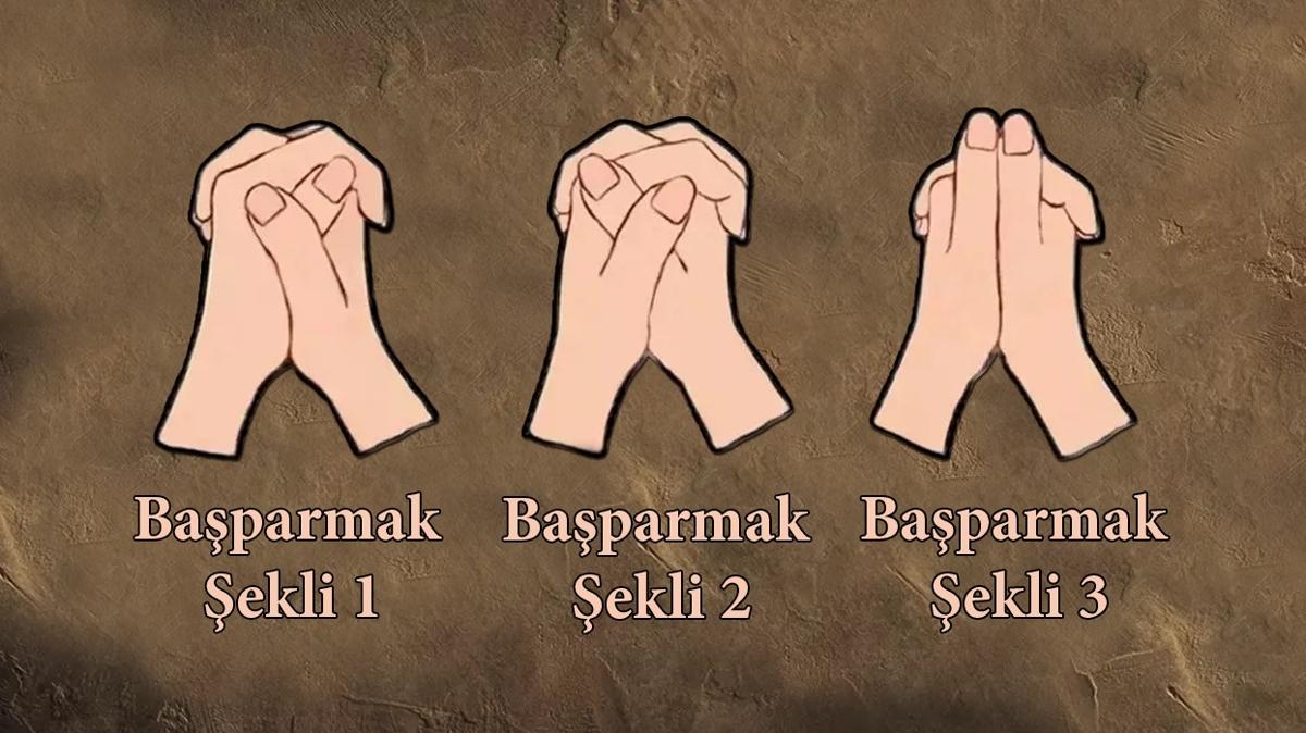 Kiilik testi: Baparmak duru eklin nasl" Nasl bir lider olursun ortaya kyor