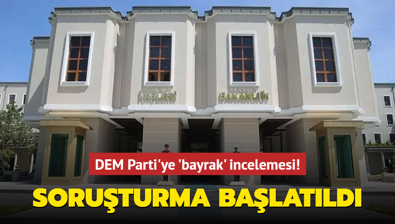 DEM Parti'ye 'bayrak' incelemesi! Mardin Büyükşehir Belediye Meclisi için soruşturma başlatıldı