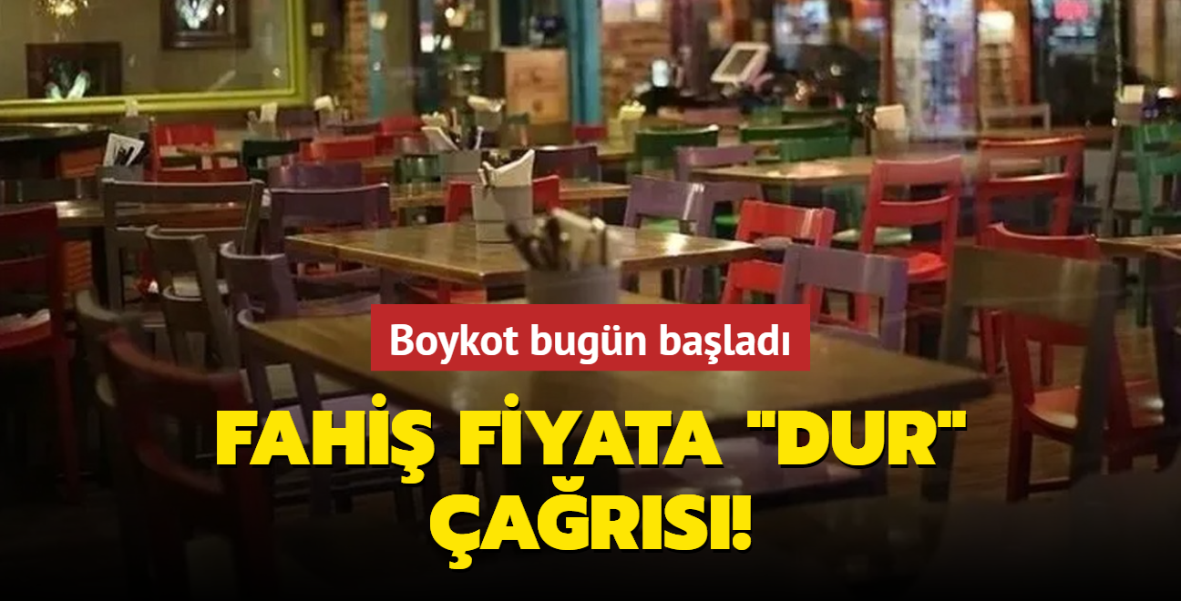 Fahi fiyata 'dur' ars: Boykot bugn balad