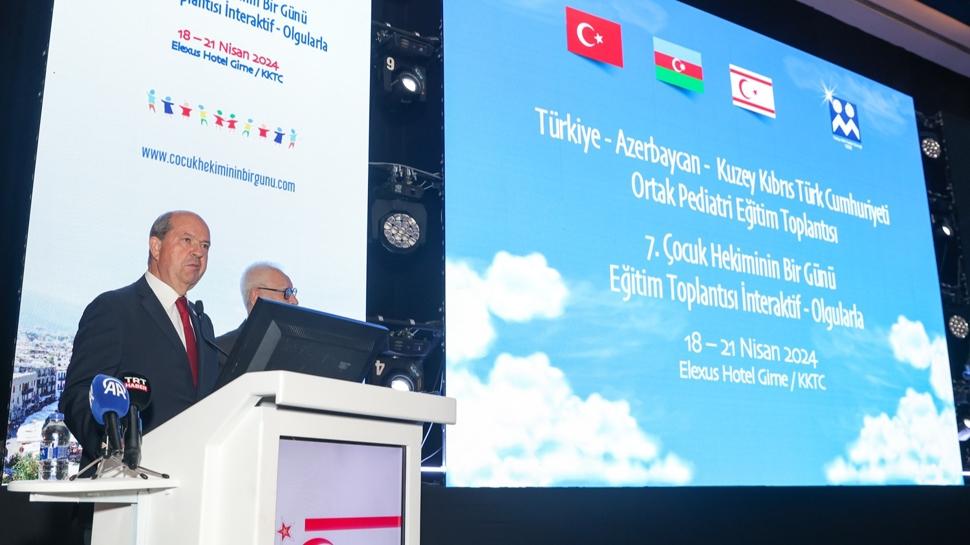 KKTC Cumhurbaşkanı Tatar'dan Türkiye ve Azerbaycan'a 'güç birliği' mesajı