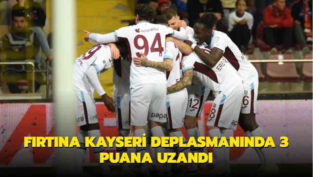MA SONUCU: Kayserispor 1-2 Trabzonspor