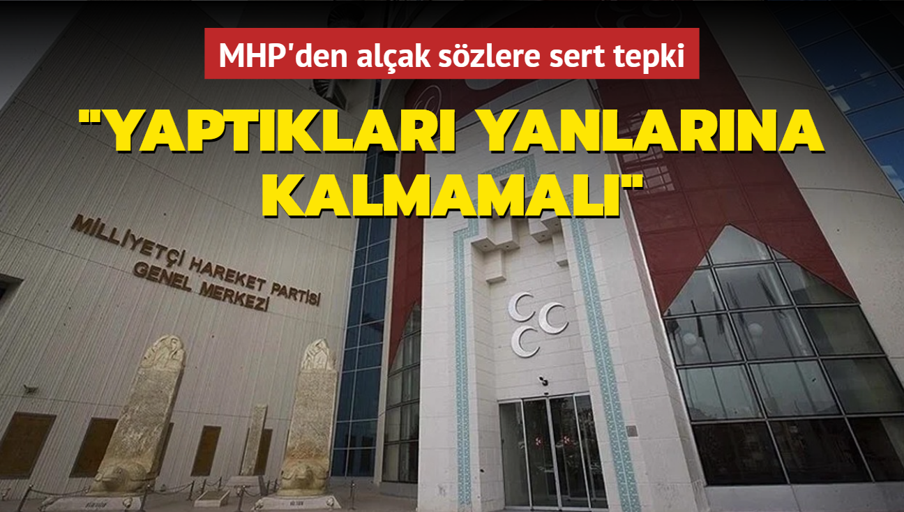 MHP'den Atatrk ve Bakan Erdoan'a hakarete sert tepki: DEM'li belediyelerin yaptklar yanlarna kalmamal
