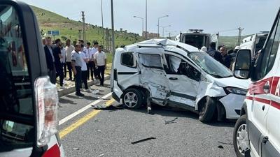 Mardin'de trafik kazas: 11 yaral