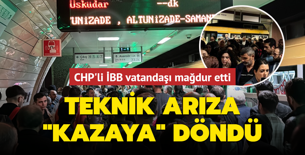 Teknik arza 'kazaya' dnd! CHP'li BB vatanda madur etti 