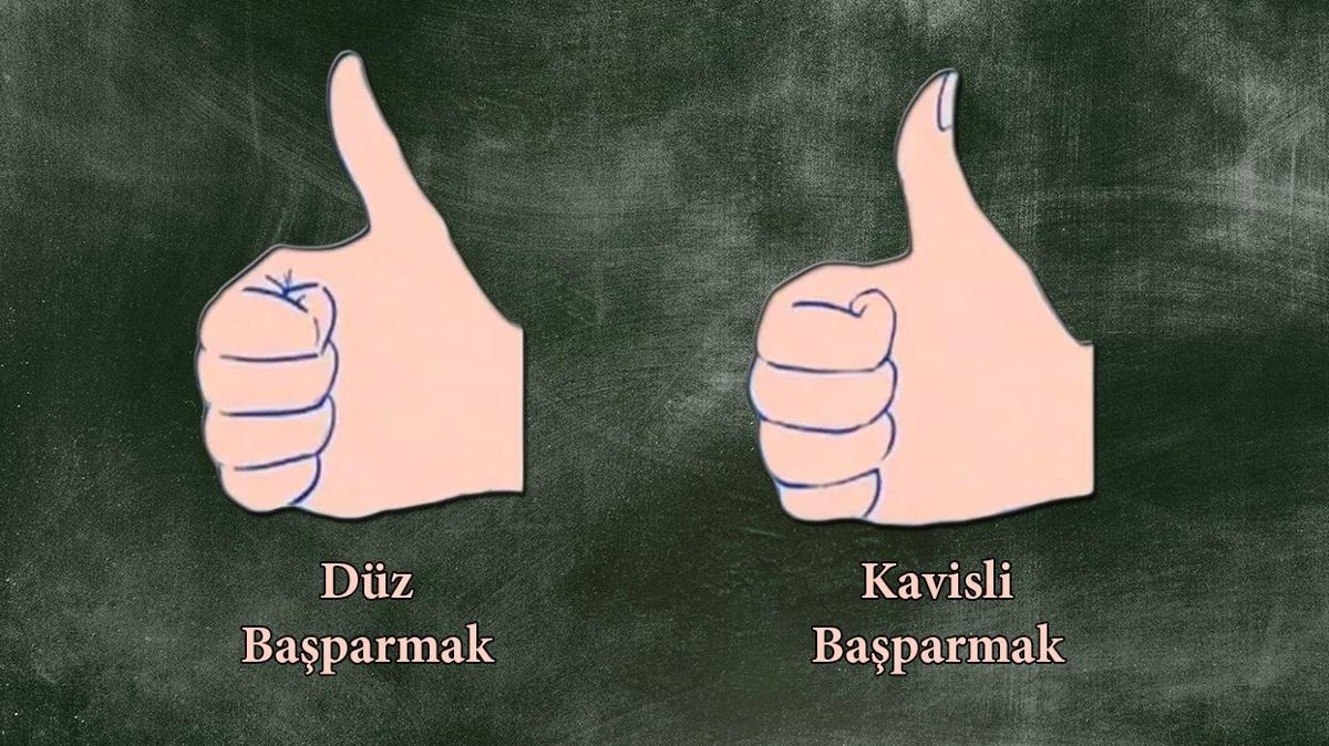 Kiilik testini z, zeka ve hafza yapn ren! Baparmak eklin nasl"