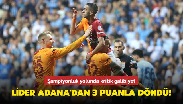 MA SONUCU: Adana Demirspor 0-3 Galatasaray