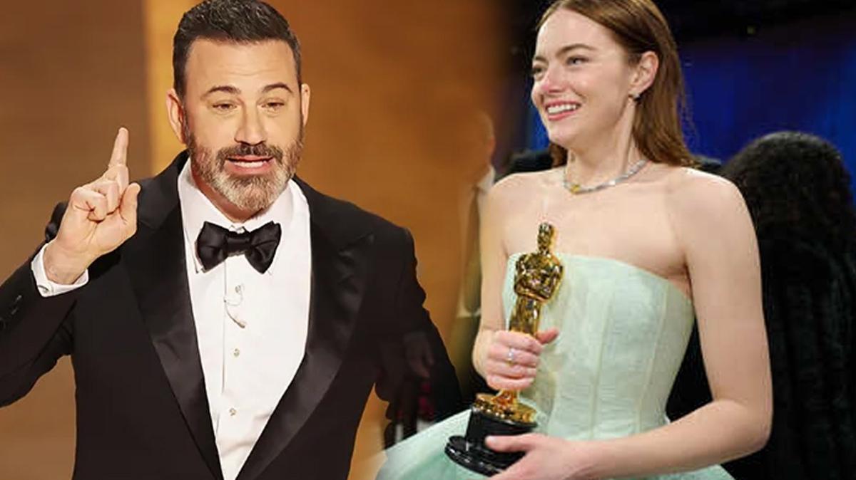 Emma Stone'dan Jimmy Kimmel aklamas: Pislik demedim