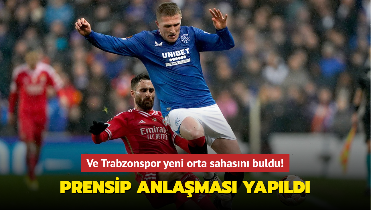 Ve Trabzonspor yeni orta sahasn buldu! Prensip anlamas yapld